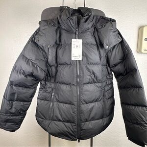 Athleta Black Puffer‎ Jacket